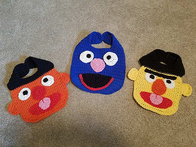 Lets Go Back to Sesame Street with more Character Bibs!